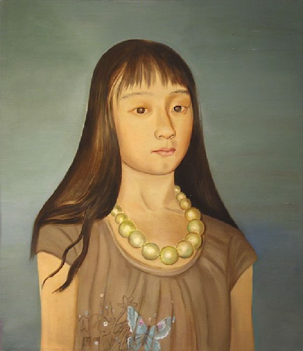 So Much Younger Then (Isabel with Big Beads by Jane Smaldone